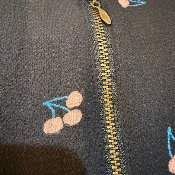 Xhilaration Black and Pink Faux Wrap Ruffled Dress Size Medium - Picture 3 of 8